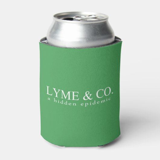 Lyme & Co. | Bewustmaking van de ziekte van Lyme Blikjeskoeler (Blikje Voorkant)