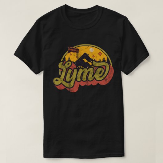 Lyme, Connecticut T-shirt (Design voorkant)