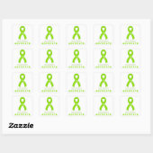 Lyme Disease Advocate White Square Sticker (Vel)