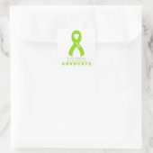 Lyme Disease Advocate White Square Sticker (Tas)