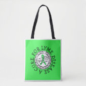 Lyme Disease Awareness Canvas tas (Voorkant)