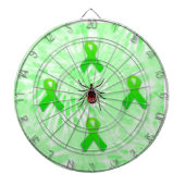 Lyme Disease Awareness DART Board Dartbord (Voorkant)