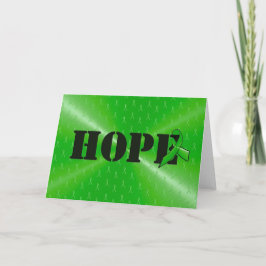 Lyme Disease Awareness "Hope" Card Kaart