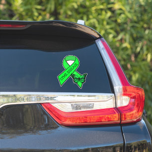 Lyme Disease Awareness linten vlinder Sticker