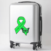 Lyme Disease Awareness linten vlinder Sticker (Koffer)