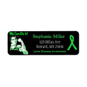 Lyme Disease awareness Return Address Labels (Voorkant)