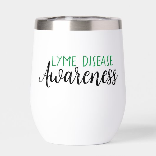 Lyme Disease Awareness Ribbon (Achterkant)