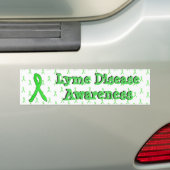 Lyme Disease Awareness Ribbon Bumpersticker (Op auto)