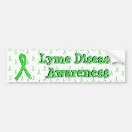 Lyme Disease Awareness Ribbon Bumpersticker