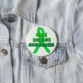 Lyme Disease Awareness Ribbon Button (In situ)