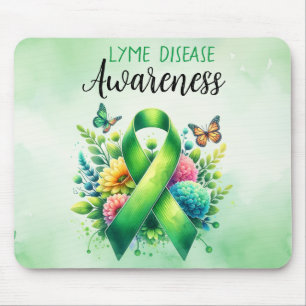 Lyme Disease Awareness Ribbon Muismat