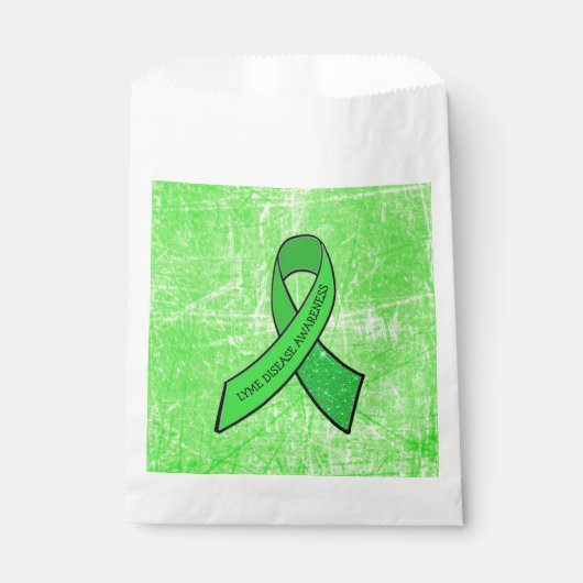 Lyme Disease Awareness Ribbon Party Favor Bag Bedankzakje (Voorkant)