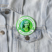 Lyme Disease Awareness Ribbon Support Button (In situ)
