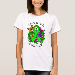 Lyme Disease Awareness Ribbon T-shirt