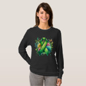 Lyme Disease Awareness Ribbon T-shirt (Voorkant volledig)