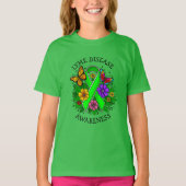 Lyme Disease Awareness Ribbon T-shirt (Voorkant)