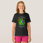 Lyme Disease Awareness Ribbon T-shirt (Voorkant volledig)
