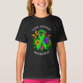 Lyme Disease Awareness Ribbon T-shirt (Voorkant)