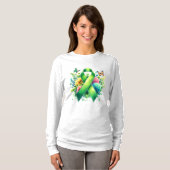 Lyme Disease Awareness Ribbon T-shirt (Voorkant volledig)