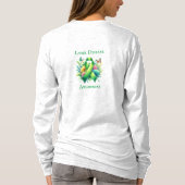 Lyme Disease Awareness Ribbon T-shirt (Achterkant)