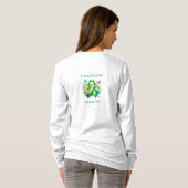 Lyme Disease Awareness Ribbon T-shirt (Achterkant volledig)