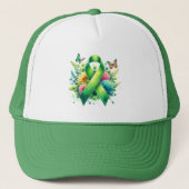 Lyme Disease Awareness Ribbon Trucker Pet (Voorkant)