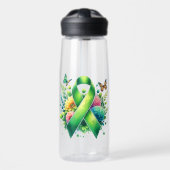 Lyme Disease Awareness Ribbon Waterfles (Voorkant)