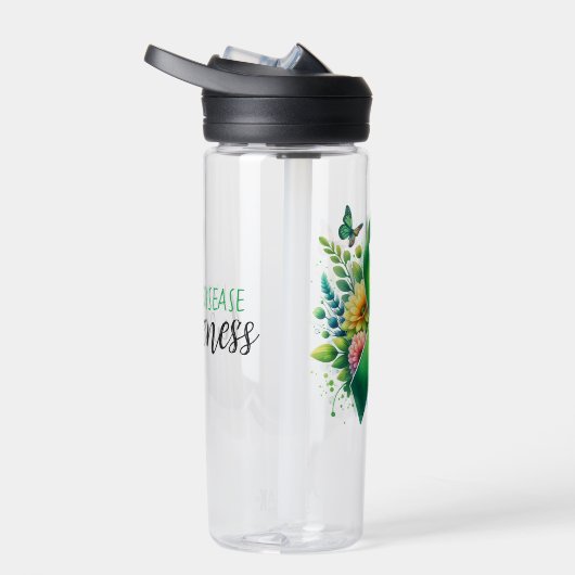 Lyme Disease Awareness Ribbon Waterfles (Rechts)