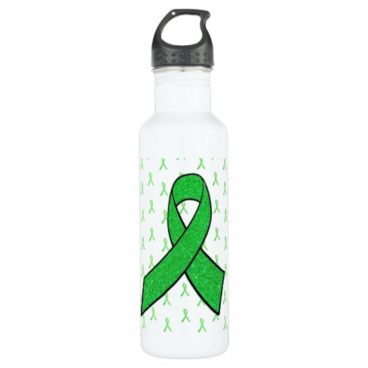Lyme Disease Awareness Ribbon Waterfles Waterfles (Voorkant)