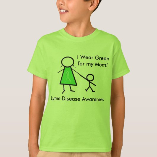 Lyme Disease Awareness Shirt voor kinderen (Voorkant)