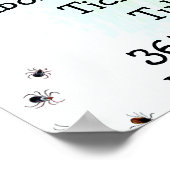 Lyme Disease Awareness Tick Poster (Hoek)