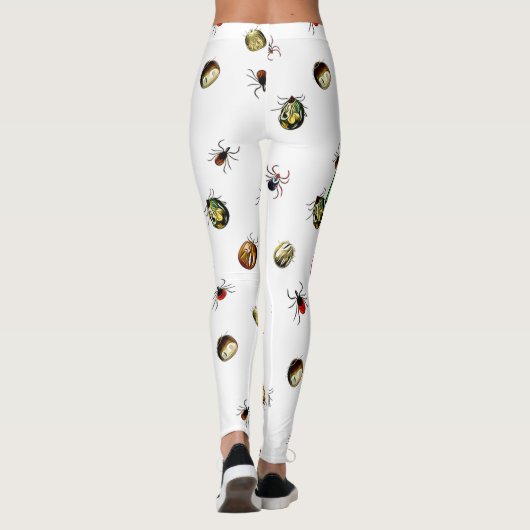 Lyme Disease Awareness Ticks Leggings (Achterkant)
