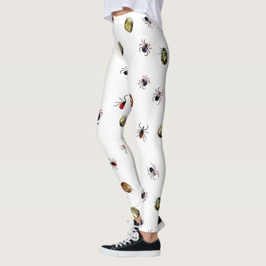 Lyme Disease Awareness Ticks Leggings (Links)