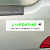 Lyme Disease Bumpersticker (Op auto)