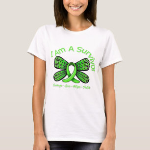 Lyme Disease Butterfly Ik ben een overlevende T-shirt