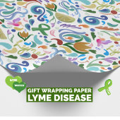Lyme Disease Cadeau Cadeauverpakking #lyme #lymedi Cadeaupapier