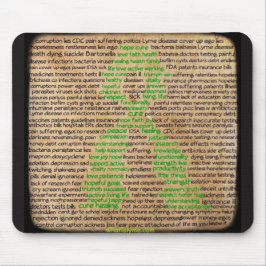 Lyme Disease Gevoelens Poster, Geweigerd, Genegeer Muismat