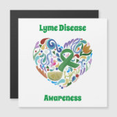 Lyme Disease Gift and Awareness Magnet (Voorkant / Achterkant)