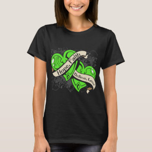 Lyme Disease Hope Dual Hearts T-shirt
