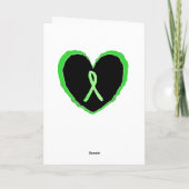 Lyme Disease Hope Support en Stimulering Kaart (Achterkant)