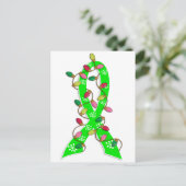 Lyme Disease kerstlampje Feestdagenkaart (Staand voorkant)