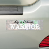 Lyme Disease Strijder Bumpersticker (Op auto)