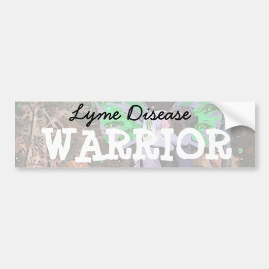 Lyme Disease Strijder Bumpersticker (Voorkant)
