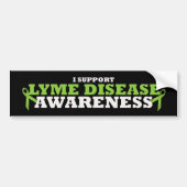 Lyme Disease Support Ribbon Bumpersticker (Voorkant)