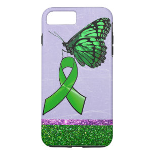 Lyme Disease Telefoonnummer Paarse groene vlinder Case-Mate iPhone Case