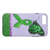 Lyme Disease Telefoonnummer Paarse groene vlinder Case-Mate iPhone Case (Achterkant (Horizontaal))