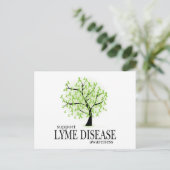 Lyme Disease Tree Briefkaart (Staand voorkant)