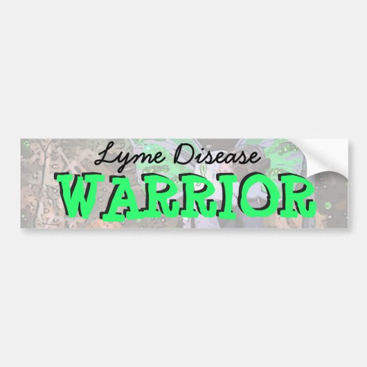 Lyme Disease Warrior Bumpersticker (Voorkant)