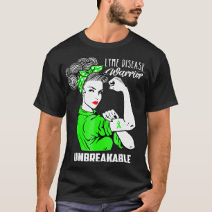 Lyme Disease Warrior Unbreekable Awareness Gift T-shirt