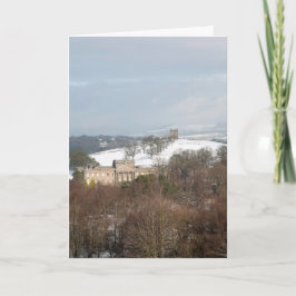 Lyme en The Cage in de winter Kaart